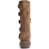 image:imageGLOBALWIN Chunky Mid Calf Fashion Dressy Motocycle Biker Military Style Combat Boots for Women Low Heel23yy11 Camel