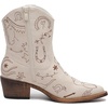 image:imageGLOBALWIN Cowboy Boots For Women Cute Cowgirl Boots Womens Western Boots With Embroidery Side Zipper Chunky Heel23yy15 Beige
