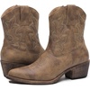 image:imageGLOBALWIN Cowboy Boots For Women Cute Cowgirl Boots Womens Western Boots With Embroidery Side Zipper Chunky Heel23yy16 Camel