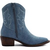 image:imageGLOBALWIN Cowboy Boots For Women Cute Cowgirl Boots Womens Western Boots With Embroidery Side Zipper Chunky Heel23yy16 Dark Blue