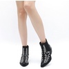 image:imageGLOBALWIN Cowboy Boots For Women Pointed Toe Pull On Chelsea Ankle Booties The Western Cowgirl Boots23yy05 Black