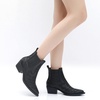 image:imageGLOBALWIN Cowboy Boots For Women Pointed Toe Pull On Chelsea Ankle Booties The Western Cowgirl Boots23yy05 Black3
