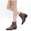 image:imageGLOBALWIN Cowboy Boots For Women Pointed Toe Pull On Chelsea Ankle Booties The Western Cowgirl Boots23yy05 Camel