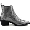 image:imageGLOBALWIN Cowboy Boots For Women Pointed Toe Pull On Chelsea Ankle Booties The Western Cowgirl Boots23yy05 Dark Silver2