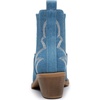 image:imageGLOBALWIN Cowboy Boots For Women Pointed Toe Pull On Chelsea Ankle Booties The Western Cowgirl Boots23yy05 Denim Blue
