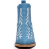 image:imageGLOBALWIN Cowboy Boots For Women Pointed Toe Pull On Chelsea Ankle Booties The Western Cowgirl Boots23yy05 Denim Blue