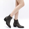 image:imageGLOBALWIN Cowboy Boots For Women Pointed Toe Pull On Chelsea Ankle Booties The Western Cowgirl Boots23yy05 Grey