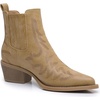 image:imageGLOBALWIN Cowboy Boots For Women Pointed Toe Pull On Chelsea Ankle Booties The Western Cowgirl Boots23yy05 Khaki