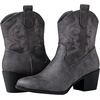 image:imageGLOBALWIN Cowboy Boots For Women Short Ankle Boots19yy16 Grey
