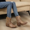 image:imageGLOBALWIN Cowboy Boots For Women Short Ankle Boots25yy06 Camel 1
