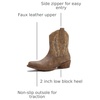 image:imageGLOBALWIN Cowboy Boots For Women Short Ankle Boots25yy06 Camel 1