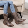 image:imageGLOBALWIN Cowboy Boots for Women MidCalf Western Style25yy02brown