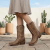 image:imageGLOBALWIN Cowboy Boots for Women MidCalf Western Style25yy07 Camel