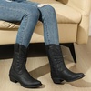 image:imageGLOBALWIN Cowboy Boots for Women MidCalf Western StyleBlack
