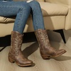 image:imageGLOBALWIN Cowboy Boots for Women MidCalf Western StyleBrown