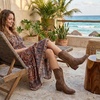 image:imageGLOBALWIN Cowboy Boots for Women MidCalf Western StyleCamel