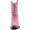 image:imageGLOBALWIN Cowboy Boots for Women MidCalf Western StylePink