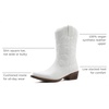 image:imageGLOBALWIN Cowboy Boots for Women MidCalf Western StyleWhite