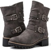 image:imageGLOBALWIN Fashion Ankle Boots For Women Low Heel Biker Boots21yy13grey