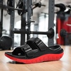 image:imageGLOBALWIN Recovery Slides For Women Mia Comfortable Sandals With Arch Support Indoor Outdoor Cloud Slippers Reduce Stress on Feet LightweightSs235 Black Red