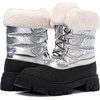 image:imageGLOBALWIN Snow Boots for Women Comfortable Winter Boots For Women Waterproof Fluffy Faux Fur Ankle Booties WaterResistant Short Boots For Women Warm Fur Boots LaceUp Outdoor Shoes21yy27 Silver