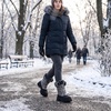 image:imageGLOBALWIN Snow Boots for Women Comfortable Winter Boots For Women Waterproof Fluffy Faux Fur Ankle Booties WaterResistant Short Boots For Women Warm Fur Boots LaceUp Outdoor Shoes21yy27 Gray