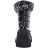 image:imageGLOBALWIN Snow Boots for Women Comfortable Winter Boots For Women Waterproof Fluffy Faux Fur Ankle Booties WaterResistant Short Boots For Women Warm Fur Boots LaceUp Outdoor Shoes21yy27 Black