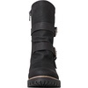 image:imageGLOBALWIN Womens Ankle Boots For Women Faux Fur Lined Winter Moto Boots Ankle Booties With Adjustable Double Buckles19yy19black