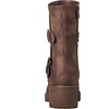 image:imageGLOBALWIN Womens Ankle Boots For Women Faux Fur Lined Winter Moto Boots Ankle Booties With Adjustable Double Buckles19yy19brown