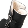 image:imageGLOBALWIN Womens Ankle Boots For Women Faux Fur Lined Winter Moto Boots Ankle Booties With Adjustable Double Buckles21yy07black