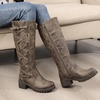 image:imageGLOBALWIN Womens Boots Back Lace Up Fall Winter Fashion Knee High Boots For Women22yy08 Brown