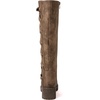 image:imageGLOBALWIN Womens Boots Back Lace Up Fall Winter Fashion Knee High Boots For Women22yy08 Camel2