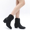 image:imageGLOBALWIN Womens Brown Cowgirl Boots Ankle Booties22yy10 Black2