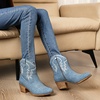 image:imageGLOBALWIN Womens Brown Cowgirl Boots Ankle Booties22yy10 Denim Blue