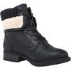 image:imageGLOBALWIN Womens Combat Boots Dressy Lace Up Ankle Boots For Women Low Heel1815black