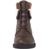 image:imageGLOBALWIN Womens Combat Boots Dressy Lace Up Ankle Boots For Women Low Heel1815brown