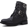 image:imageGLOBALWIN Womens Combat Boots Lace Up Boots For Women Ankle Booties With Low Heel Fashion Dressy Short Boots2102black2