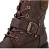 image:imageGLOBALWIN Womens Combat Boots Lace Up Boots For Women Ankle Booties With Low Heel Fashion Dressy Short Boots2102brown