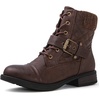 image:imageGLOBALWIN Womens Combat Boots Lace Up Boots For Women Ankle Booties With Low Heel Fashion Dressy Short Boots2102brown