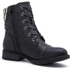 image:imageGLOBALWIN Womens Combat Boots Lace Up Boots For Women Ankle Booties With Low Heel Fashion Dressy Short Boots2121 Black2