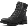 image:imageGLOBALWIN Womens Combat Boots Lace Up Boots For Women Ankle Booties With Low Heel Fashion Dressy Short Boots2121black