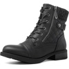 image:imageGLOBALWIN Womens Combat Boots Lace Up Boots For Women Ankle Booties With Low Heel Fashion Dressy Short Boots2121black