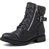 image:imageGLOBALWIN Womens Combat Boots Lace Up Boots For Women Ankle Booties With Low Heel Fashion Dressy Short Boots21yy18 Black
