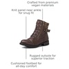 image:imageGLOBALWIN Womens Combat Boots Lace Up Boots For Women Ankle Booties With Low Heel Fashion Dressy Short Boots21yy18 Brown2