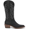 image:imageGLOBALWIN Womens Cowboy Boots Comfortable Brown Cowgirl Boots For Daily Wear Work amp Travel Square Toe Fall Boots With Low Heel And Easy Side Zipper Versatile Mid Calf Boots For Women23yy13 Black2