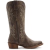 image:imageGLOBALWIN Womens Cowboy Boots Comfortable Brown Cowgirl Boots For Daily Wear Work amp Travel Square Toe Fall Boots With Low Heel And Easy Side Zipper Versatile Mid Calf Boots For Women25yy03 Brown