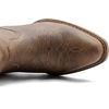 image:imageGLOBALWIN Womens Cowboy Boots Comfortable Brown Cowgirl Boots For Daily Wear Work amp Travel Square Toe Fall Boots With Low Heel And Easy Side Zipper Versatile Mid Calf Boots For Women25yy08 Camel
