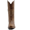 image:imageGLOBALWIN Womens Cowboy Boots Comfortable Brown Cowgirl Boots For Daily Wear Work amp Travel Square Toe Fall Boots With Low Heel And Easy Side Zipper Versatile Mid Calf Boots For Women25yy08 Camel