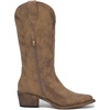 image:imageGLOBALWIN Womens Cowboy Boots Comfortable Brown Cowgirl Boots For Daily Wear Work amp Travel Square Toe Fall Boots With Low Heel And Easy Side Zipper Versatile Mid Calf Boots For Women23yy13 Camel2