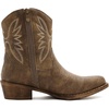 image:imageGLOBALWIN Womens Cowboy Boots Short Western Boots Ankle BootiesCamel